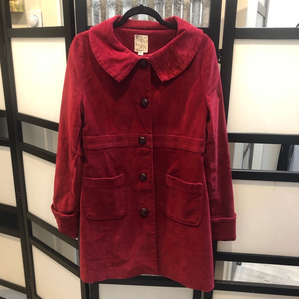 Red Velvet Jacket XL